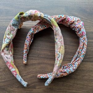 2 J. Crew Liberty of London Floral Cotton Headbands
